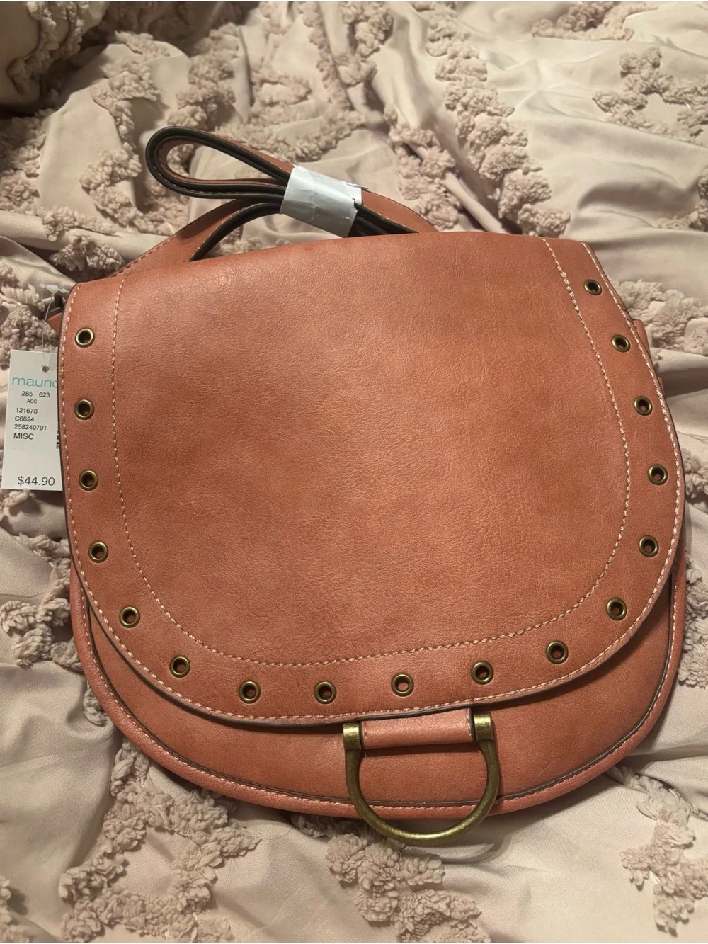Maurices Saddle Crossbody Bag in Cognac